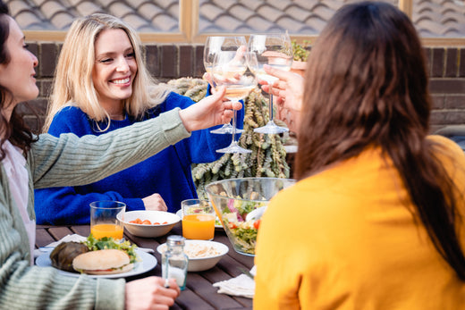  Women-Enjoying-Dry-January-Benefits-With-Mocktails